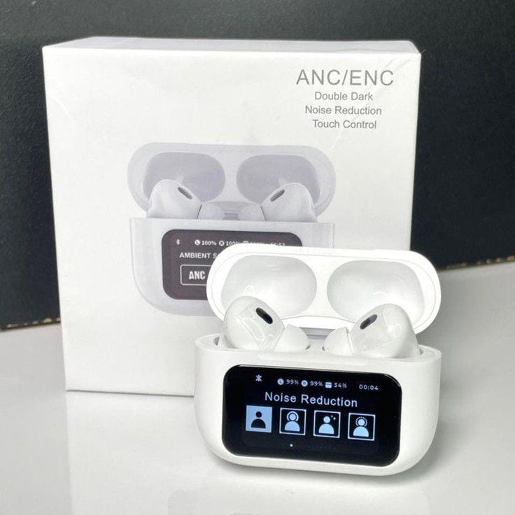 AirPods Pro A9 Pro – 5th Gen Wireless Earbuds with LED Display & Smart ANC